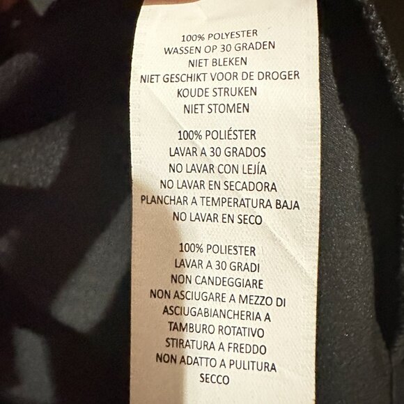 Boohoo Plus Extreme Sleeve Wrap Front Tie Flowy Top Size 12 - Picture 11 of 13